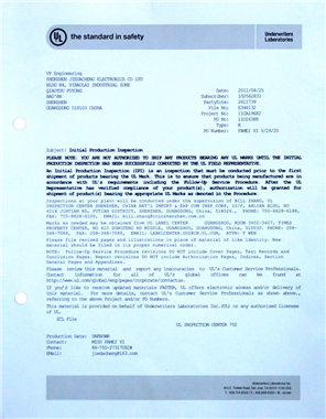 Certificate of honor